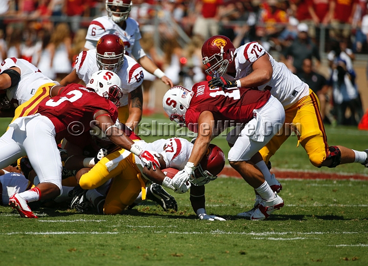 2014StanfordUSC-033.JPG - Sept. 6, 2014; Stanford, CA, USA; Stanford Cardinal  against the USC Trojans at  Stanford Stadium. USC defeated Stanford 13-10. 